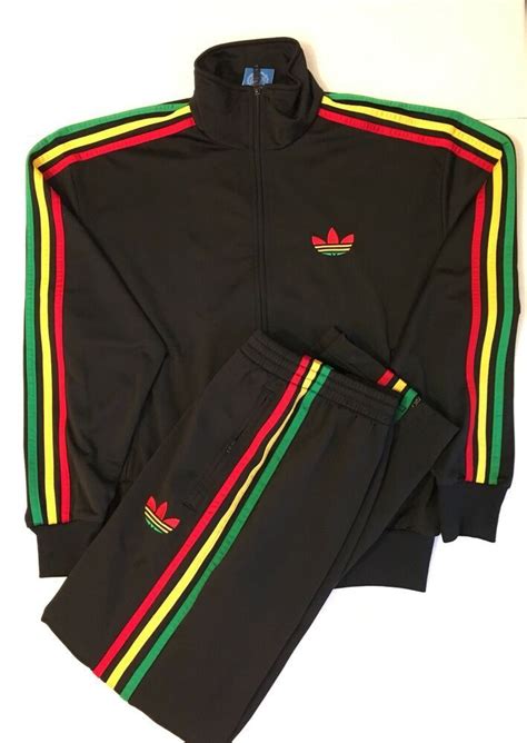 adidas tracksuit rasta